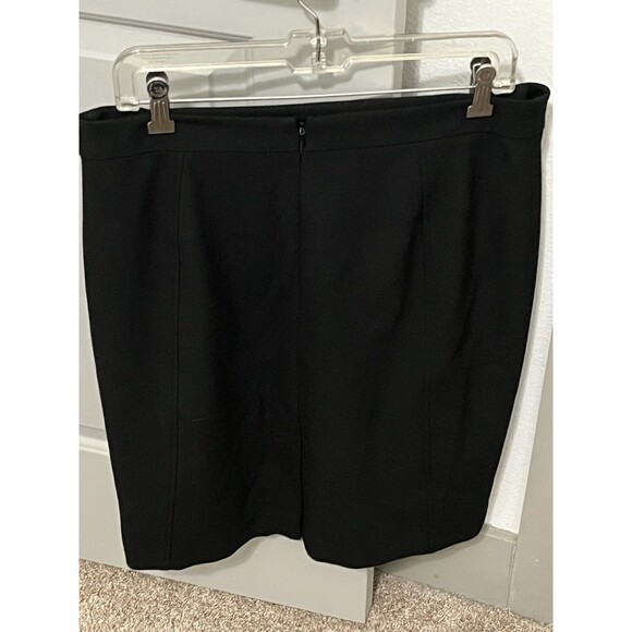 HALOGEN black & grey lined skirt size 10 NORDSTROM - Picture 2 of 4